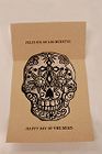 Day of the Dead greeting card fully opened